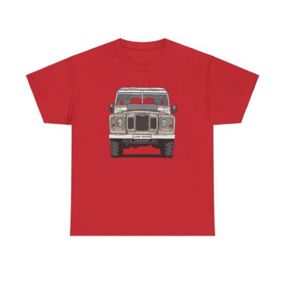 T-Shirt, Land Rover, Strichzeichnung, Sand, personalisierbar – Bild 12