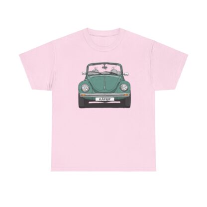 T-Shirt, VW Käfer Cabrio, 1303, Strichzeichnung, Grün, mit Kennzeichen personalisierbar – Bild 11