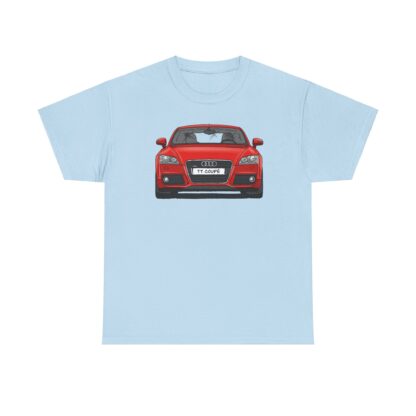 T-Shirt, Audi TT Coupé 8J, Strichzeichnung, Rot, Wunschkennzeichen möglich – Bild 8