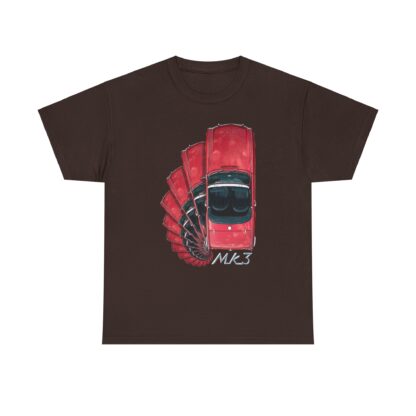 T-Shirt, Triumph Spitfire Mk3 - Schnecke, Rot – Bild 5