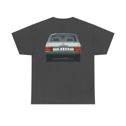 T-Shirt, Mercedes Strich 8, Grün - beidseitig bedruckt, W114 W115 - personalisierbar – Bild 10