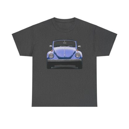 T-Shirt, VW Käfer Cabrio, 1302, Strichzeichnung, Blau, mit Kennzeichen personalisierbar – Bild 25