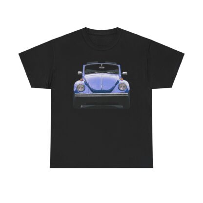 T-Shirt, VW Käfer Cabrio, 1302, Strichzeichnung, Blau, mit Kennzeichen personalisierbar – Bild 9