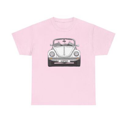 T-Shirt, VW Käfer Cabrio, 1303, Strichzeichnung, Weiß, mit Kennzeichen personalisierbar – Bild 11