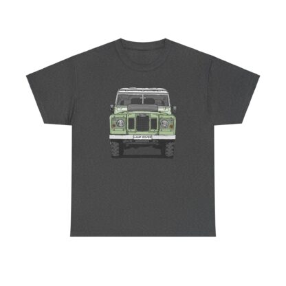 T-Shirt, Land Rover, Strichzeichnung, Grün, personalisierbar – Bild 7