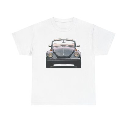 T-Shirt, VW Käfer Cabrio, 1302, Strichzeichnung, Schwarz, mit Kennzeichen personalisierbar – Bild 5