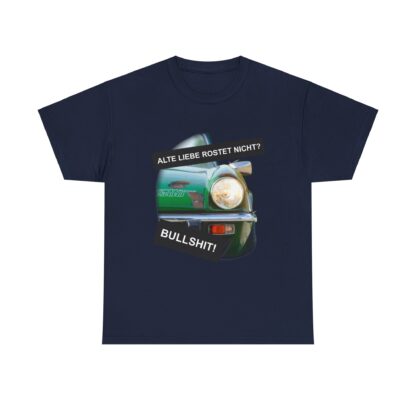 T-Shirt, Alte Liebe rostet nicht? - Triumph Spitfire 1500, Grün – Bild 10