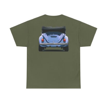 T-Shirt, VW Käfer Cabrio, 1302, Strichzeichnung, Blau, mit Kennzeichen personalisierbar – Bild 22