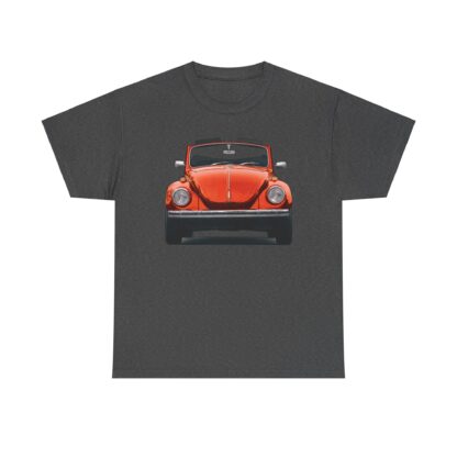 T-Shirt, VW Käfer Cabrio, 1302, Strichzeichnung, Rot, mit Kennzeichen personalisierbar – Bild 25