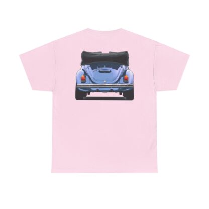 T-Shirt, VW Käfer Cabrio, 1302, Strichzeichnung, Blau, mit Kennzeichen personalisierbar – Bild 42