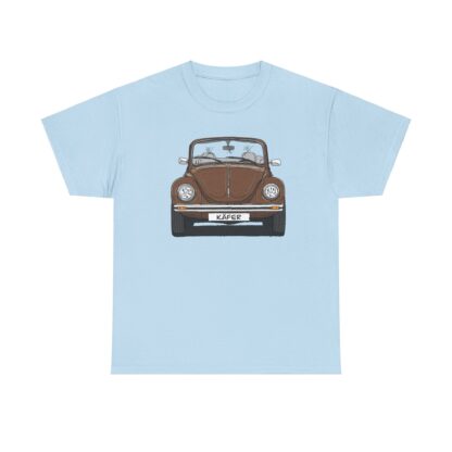 T-Shirt, VW Käfer Cabrio, 1303, Strichzeichnung, Braun, mit Kennzeichen personalisierbar – Bild 8