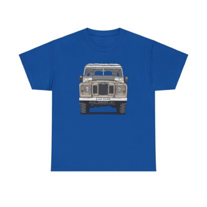 T-Shirt, Land Rover, Strichzeichnung, Sand, personalisierbar – Bild 9