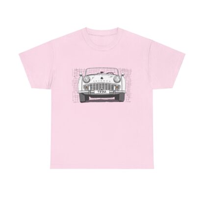 T-Shirt, Triumph TR3A, Strichzeichnung, Weiß – Bild 12