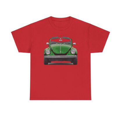 T-Shirt, VW Käfer Cabrio, 1302, Strichzeichnung, Grün, mit Kennzeichen personalisierbar – Bild 45