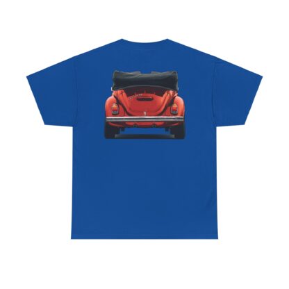 T-Shirt, VW Käfer Cabrio, 1302, Strichzeichnung, Rot, mit Kennzeichen personalisierbar – Bild 34