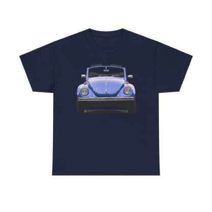 T-Shirt, VW Käfer Cabrio, 1302, Strichzeichnung, Blau, mit Kennzeichen personalisierbar – Bild 37