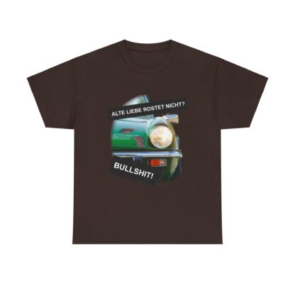 T-Shirt, Alte Liebe rostet nicht? - Triumph Spitfire 1500, Grün – Bild 5