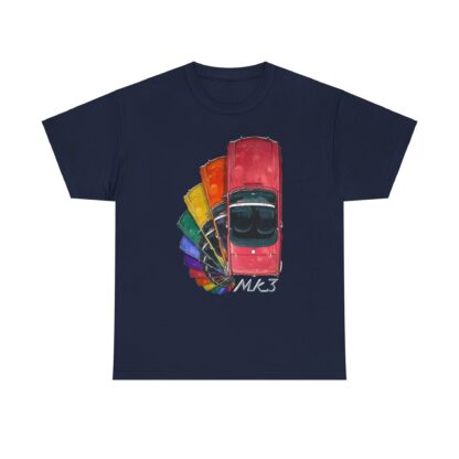 T-Shirt, Triumph Spitfire Mk3 - Schnecke, Regenbogen – Bild 10