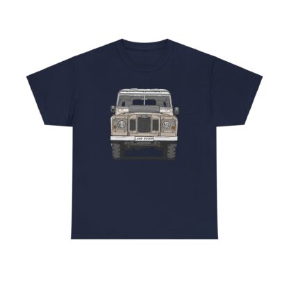 T-Shirt, Land Rover, Strichzeichnung, Sand, personalisierbar – Bild 10