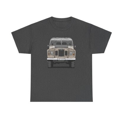 T-Shirt, Land Rover, Strichzeichnung, Sand, personalisierbar – Bild 7