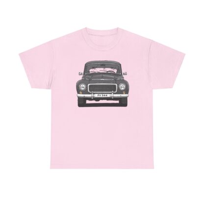 T-Shirt, Volvo PV544, Buckelvolvo, Strichzeichnung, Grau, Wunschkennzeichen möglich – Bild 11