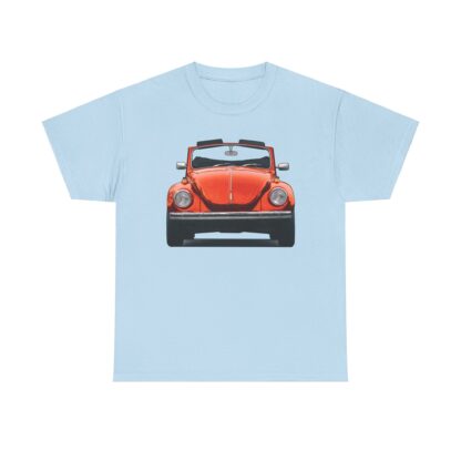 T-Shirt, VW Käfer Cabrio, 1302, Strichzeichnung, Rot, mit Kennzeichen personalisierbar – Bild 29