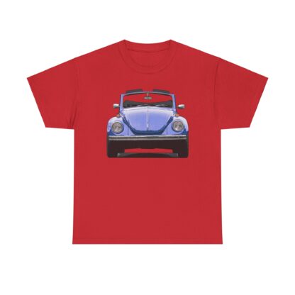 T-Shirt, VW Käfer Cabrio, 1302, Strichzeichnung, Blau, mit Kennzeichen personalisierbar – Bild 45