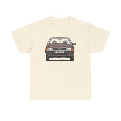 T-Shirt, Audi 80 B2, Strichzeichnung, Portorose, mit Kennzeichen personalisierbar – Bild 29