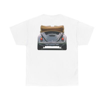 T-Shirt, VW Käfer Cabrio, 1302, Strichzeichnung, Schwarz, mit Kennzeichen personalisierbar – Bild 6