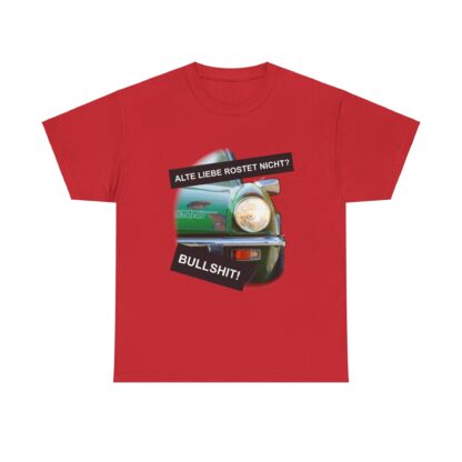 T-Shirt, Alte Liebe rostet nicht? - Triumph Spitfire 1500, Grün – Bild 12