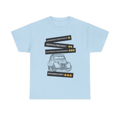T-Shirt, Citroën 2CV, Ente, Schwarz, Deutscher Text, Spaßmacher – Bild 4