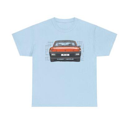 T-Shirt, Porsche 914, MJ 1975, VW Porsche, Strichzeichnung, Orange, personalisierbar – Bild 7