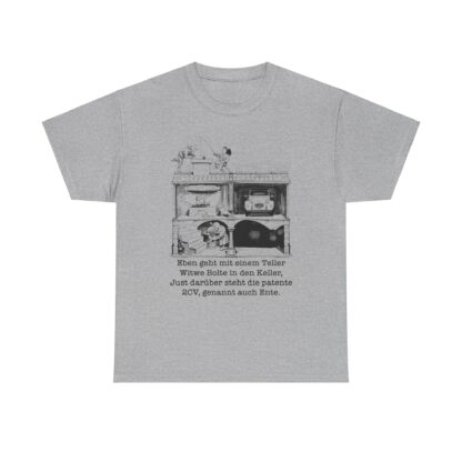 T-Shirt, Citroën 2CV, Max und Moritz – Witwe Boltes Ente – Bild 3