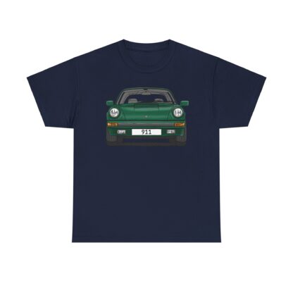 T-Shirt, Porsche 911, G-Modell, Targa, Strichzeichnung, Grün, Wunschkennzeichen möglich – Bild 9