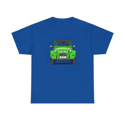 T-Shirt, Citroen 2CV, Ente, Strichzeichnung, Grün, personalisierbar – Bild 8