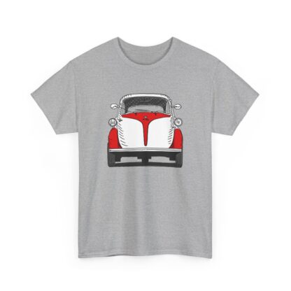 T-Shirt, Isetta, Strichzeichnung, Rot-Weiß, personalisierbar