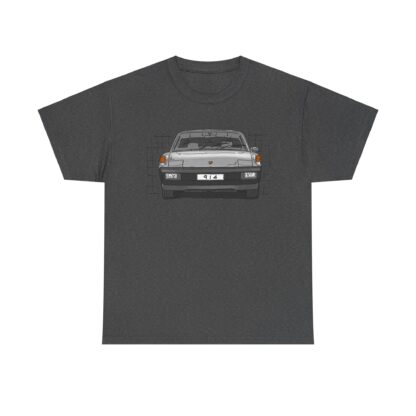 T-Shirt, Porsche 914, MJ 1975, VW Porsche, Strichzeichnung, Silber, personalisierbar – Bild 6