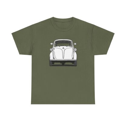 T-Shirt, Isetta, Strichzeichnung, Weiß, personalisierbar – Bild 5