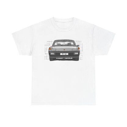 T-Shirt, Porsche 914, MJ 1975, VW Porsche, Strichzeichnung, Silber, personalisierbar – Bild 2