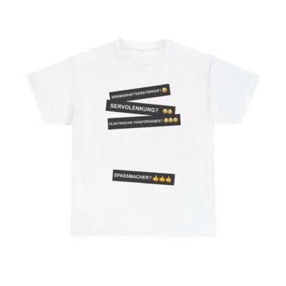 T-Shirt, Citroën 2CV, Ente, Weiß, Deutscher Text, Spaßmacher – Bild 2