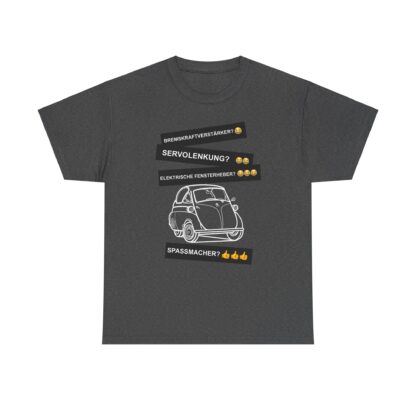 T-Shirt, BMW Isetta, Weiß, Deutscher Text, Spaßmacher – Bild 4