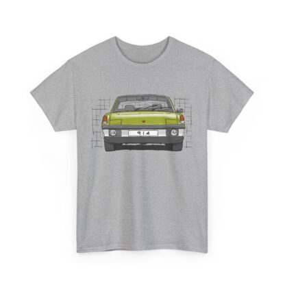 T-Shirt, Porsche 914, VW Porsche, Strichzeichnung, Ravenna Grün, personalisierbar