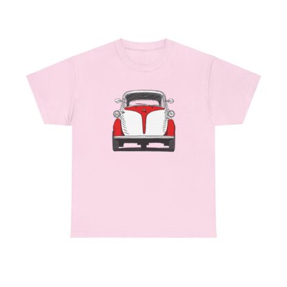T-Shirt, Isetta, Strichzeichnung, Rot-Weiß, personalisierbar – Bild 10