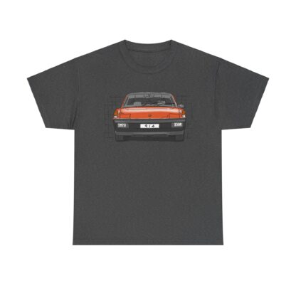 T-Shirt, Porsche 914, MJ 1975, VW Porsche, Strichzeichnung, Orange, personalisierbar – Bild 6