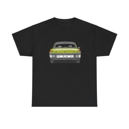 T-Shirt, Porsche 914, VW Porsche, Strichzeichnung, Ravenna Grün, personalisierbar – Bild 3