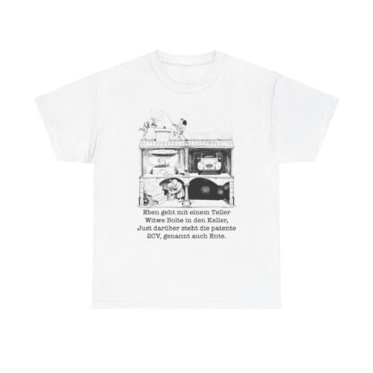 T-Shirt, Citroën 2CV, Max und Moritz – Witwe Boltes Ente – Bild 2