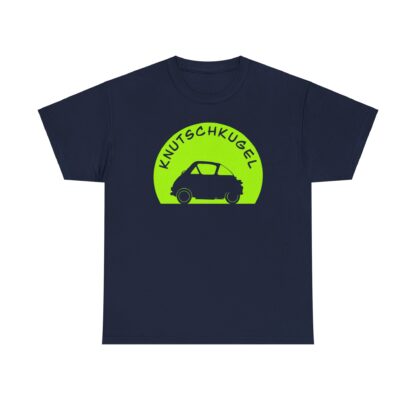 T-Shirt, BMW Isetta, Knutschkugel, Silhouette Grüner Kreis – Bild 7
