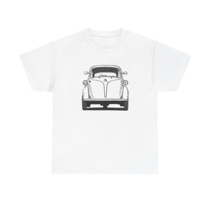 T-Shirt, Isetta, Strichzeichnung, Weiß, personalisierbar – Bild 2