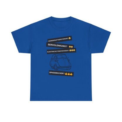 T-Shirt, BMW Isetta, Schwarz, Deutscher Text, Spaßmacher – Bild 6