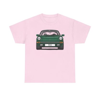 T-Shirt, Porsche 911, G-Modell, Targa, Strichzeichnung, Grün, Wunschkennzeichen möglich – Bild 10